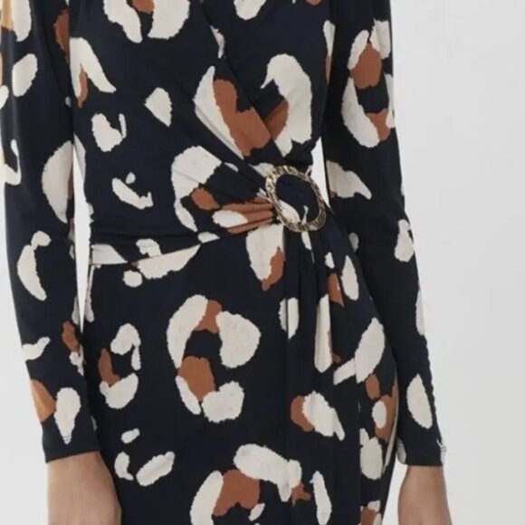 Joseph Ribkoff Animal Print Dress   NWT - Picture 8 of 8
